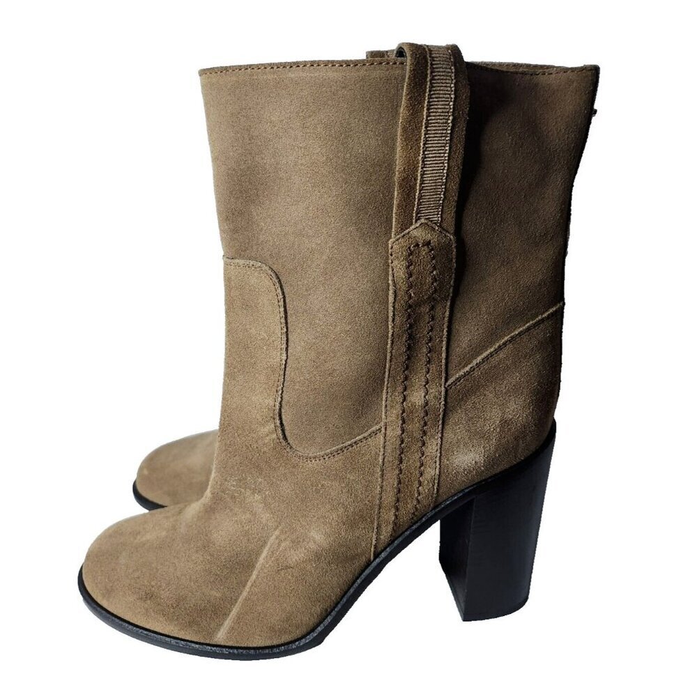 Kate Spade Stylish Tan Suede Ankle Boots